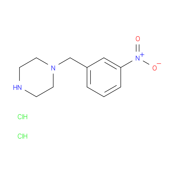 1-[(3-nitrophenyl)methyl]piperazine dihydrochloride