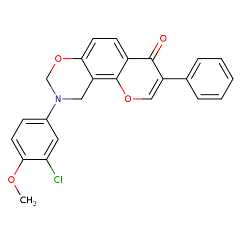 9-(3-chloro-4-methoxyphenyl)-3-phenyl-4H,8H,9H,10H-chromeno[8,7-e][1,3]oxazin-4-one