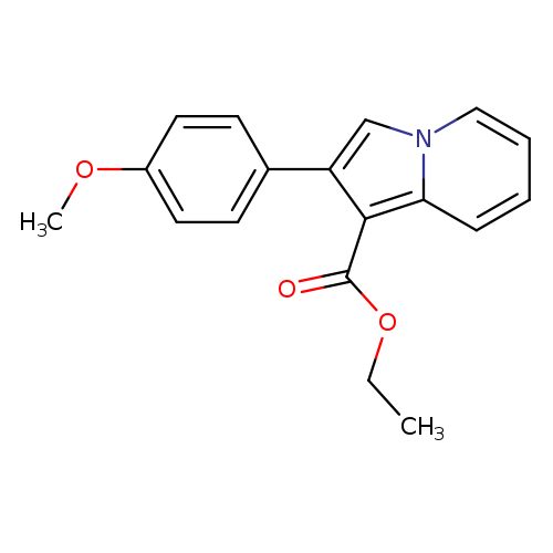 Ethyl 2-(4-methoxyphenyl)indolizine-1-carboxylate