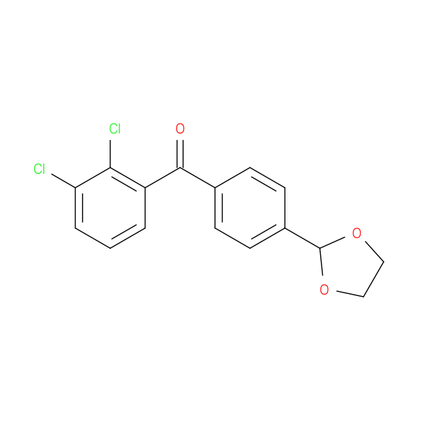2,3-Dichloro-4'-(1,3-dioxolan-2-yl)benzophenone