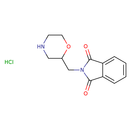 2-(Morpholin-2-ylmethyl)-2,3-dihydro-1h-isoindole-1,3-dione hydrochloride