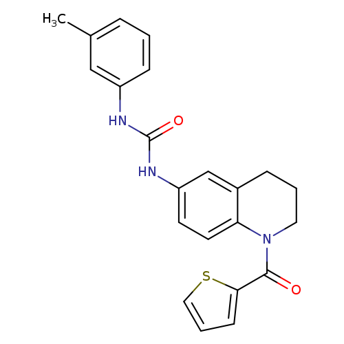 1-(3-methylphenyl)-3-[1-(thiophene-2-carbonyl)-1,2,3,4-tetrahydroquinolin-6-yl]urea