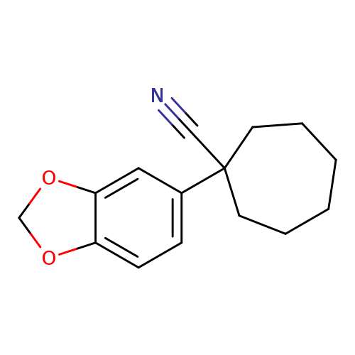 1-(2H-1,3-benzodioxol-5-yl)cycloheptane-1-carbonitrile