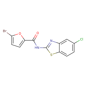 5-bromo-N-(5-chloro-1,3-benzothiazol-2-yl)-2-furamide