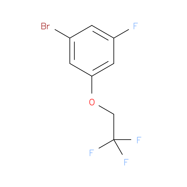 1-bromo-3-fluoro-5-(2,2,2-trifluoroethoxy)benzene