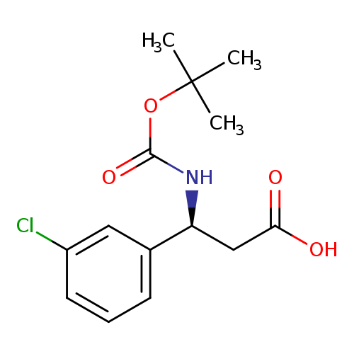BOC-(S)-3-AMINO-3-(3-CHLORO-PHENYL)-PROPIONIC ACID