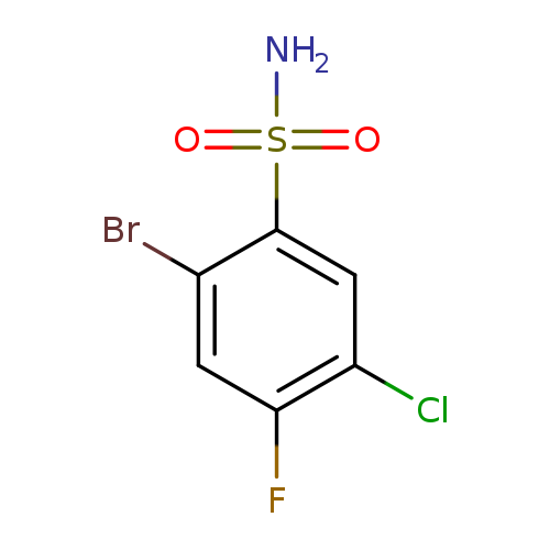 2-Bromo-5-chloro-4-fluorobenzenesulfonamide