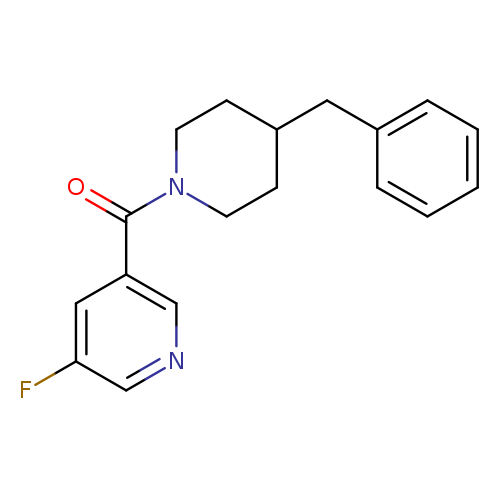 3-(4-benzylpiperidine-1-carbonyl)-5-fluoropyridine