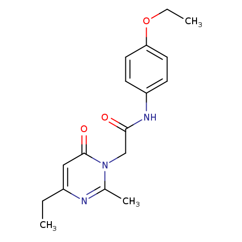 N-(4-ethoxyphenyl)-2-(4-ethyl-2-methyl-6-oxo-1,6-dihydropyrimidin-1-yl)acetamide