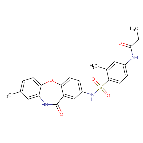 N-[3-methyl-4-({6-methyl-10-oxo-2-oxa-9-azatricyclo[9.4.0.0^{3,8}]pentadeca-1(11),3(8),4,6,12,14-hexaen-13-yl}sulfamoyl)phenyl]propanamide