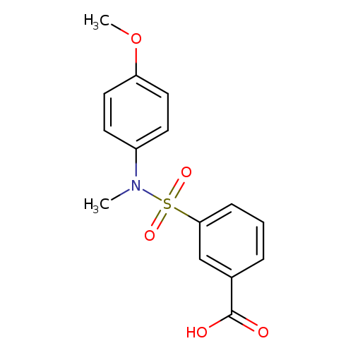 3-[(4-methoxyphenyl)(methyl)sulfamoyl]benzoic acid