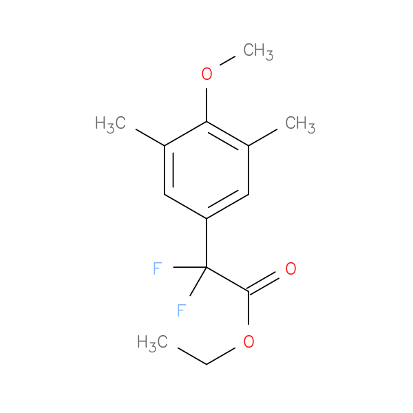 Ethyl Difluoro-(4-methoxy-3,5-dimethylphenyl)-acetate