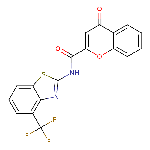 4-oxo-N-[4-(trifluoromethyl)-1,3-benzothiazol-2-yl]-4H-chromene-2-carboxamide