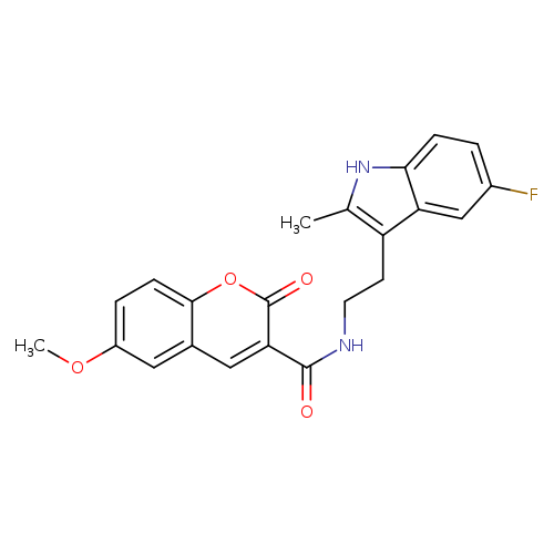 N-[2-(5-fluoro-2-methyl-1H-indol-3-yl)ethyl]-6-methoxy-2-oxo-2H-chromene-3-carboxamide