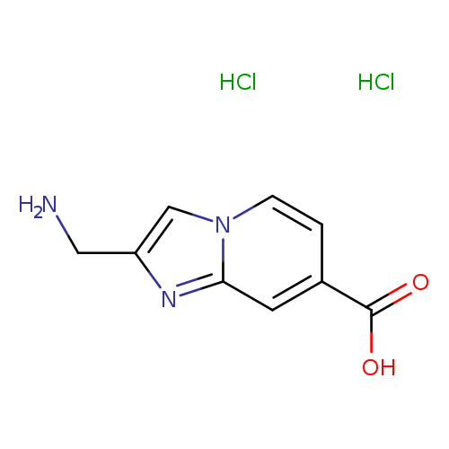 2-(aminomethyl)imidazo[1,2-a]pyridine-7-carboxylic acid dihydrochloride