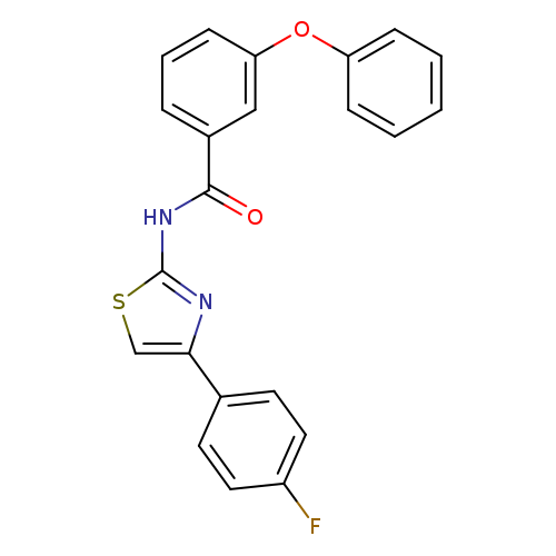 N-[4-(4-fluorophenyl)-1,3-thiazol-2-yl]-3-phenoxybenzamide