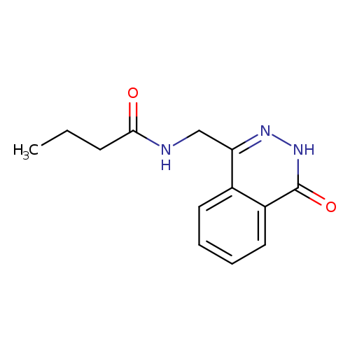 N-[(4-oxo-3,4-dihydrophthalazin-1-yl)methyl]butanamide