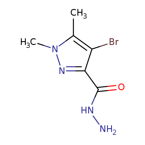 4-Bromo-1,5-dimethyl-1h-pyrazole-3-carbohydrazide