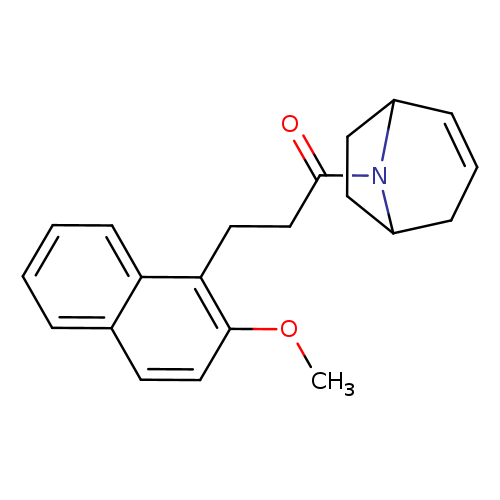 1-{8-azabicyclo[3.2.1]oct-2-en-8-yl}-3-(2-methoxynaphthalen-1-yl)propan-1-one