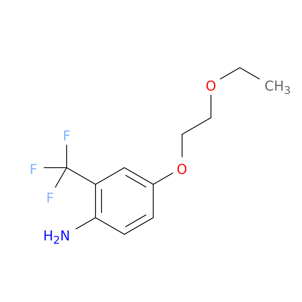4-(2-Ethoxyethoxy)-2-(trifluoromethyl)aniline