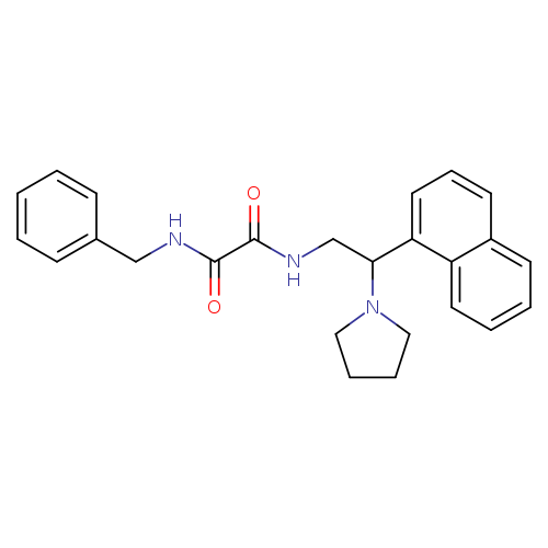 N'-benzyl-N-[2-(naphthalen-1-yl)-2-(pyrrolidin-1-yl)ethyl]ethanediamide