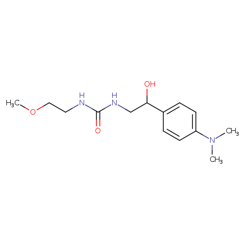 1-{2-[4-(dimethylamino)phenyl]-2-hydroxyethyl}-3-(2-methoxyethyl)urea