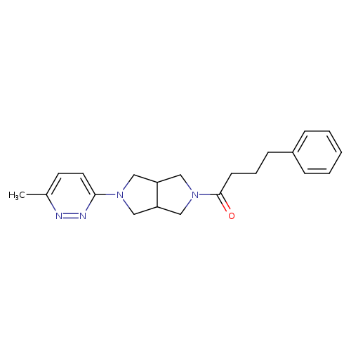 1-[5-(6-methylpyridazin-3-yl)-octahydropyrrolo[3,4-c]pyrrol-2-yl]-4-phenylbutan-1-one