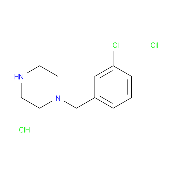 1-[(3-chlorophenyl)methyl]piperazine dihydrochloride