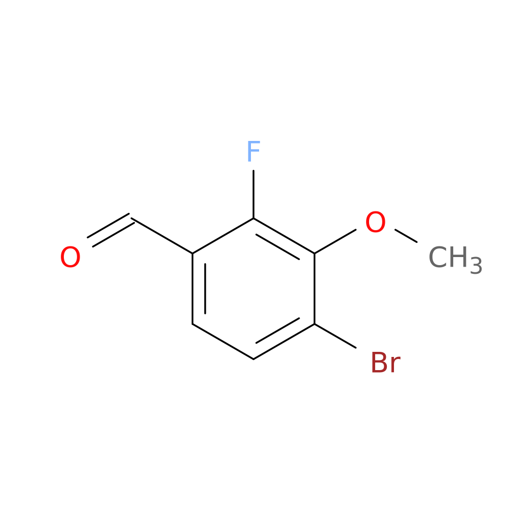 4-Bromo-2-fluoro-3-methoxybenzaldehyde