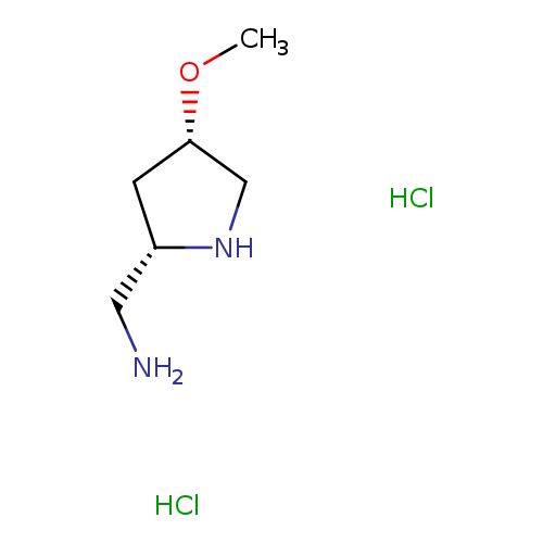 [(2S,4S)-4-methoxypyrrolidin-2-yl]methanaminedihydrochloride