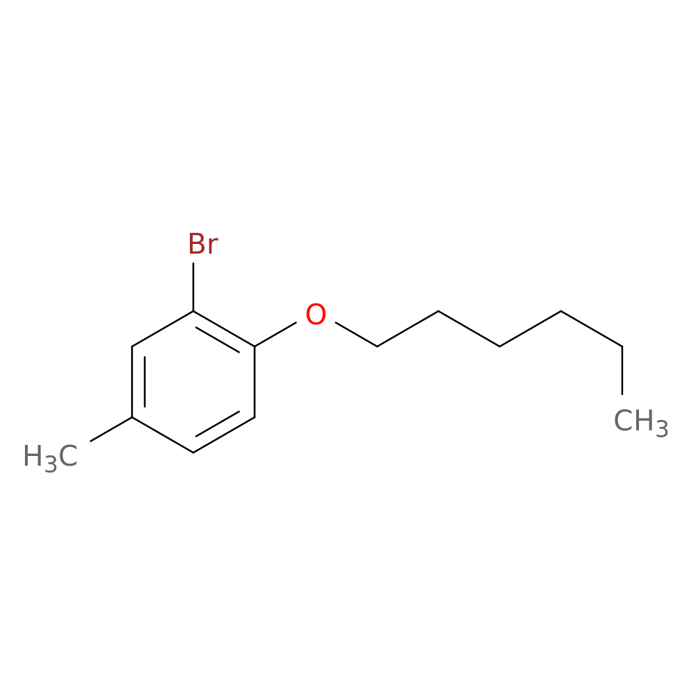 2-Bromo-1-(hexyloxy)-4-methylbenzene
