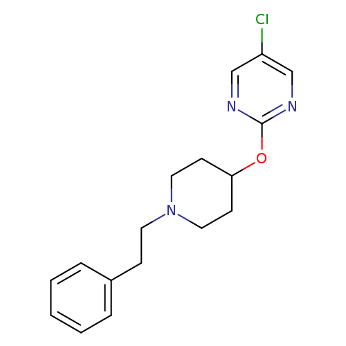 5-chloro-2-{[1-(2-phenylethyl)piperidin-4-yl]oxy}pyrimidine