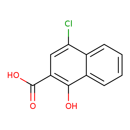 4-Chloro-1-hydroxynaphthalene-2-carboxylic acid