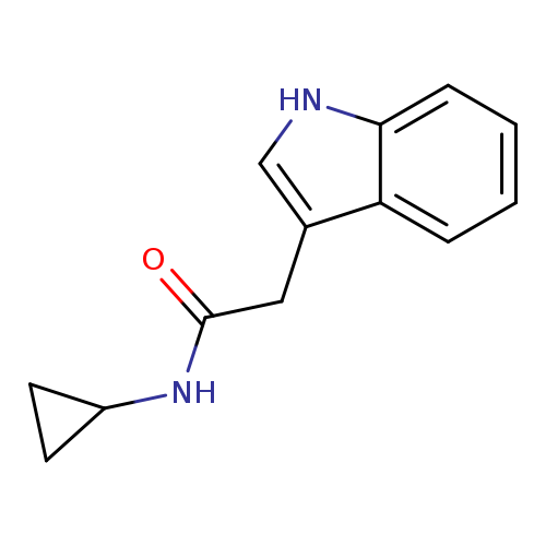 N-cyclopropyl-2-(1H-indol-3-yl)acetamide