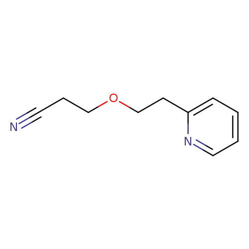 3-(2-pyridin-2-ylethoxy)propanenitrile