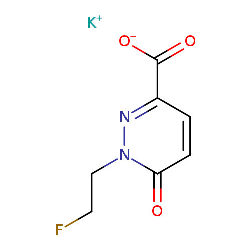 potassium 1-(2-fluoroethyl)-6-oxo-1,6-dihydropyridazine-3-carboxylate