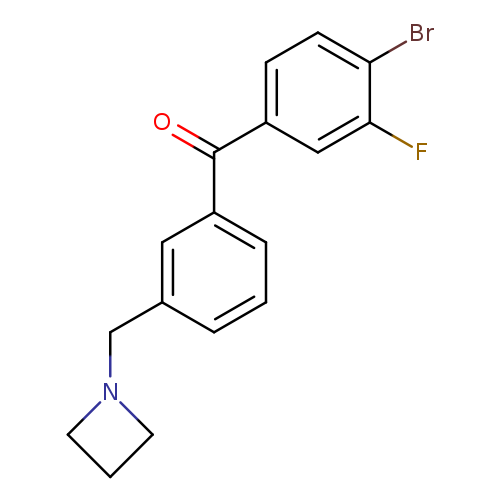 (3-(Azetidin-1-ylmethyl)phenyl)(4-bromo-3-fluorophenyl)methanone
