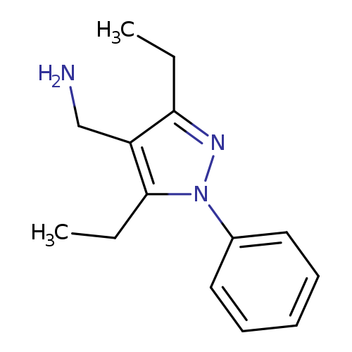 (3,5-diethyl-1-phenyl-1H-pyrazol-4-yl)methanamine