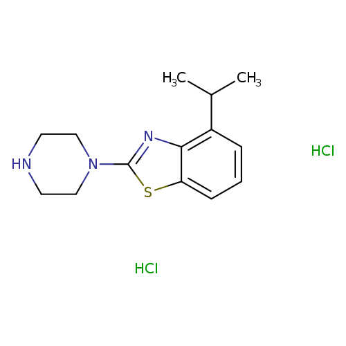 4-Isopropyl-2-piperazin-1-yl-1,3-benzothiazole dihydrochloride