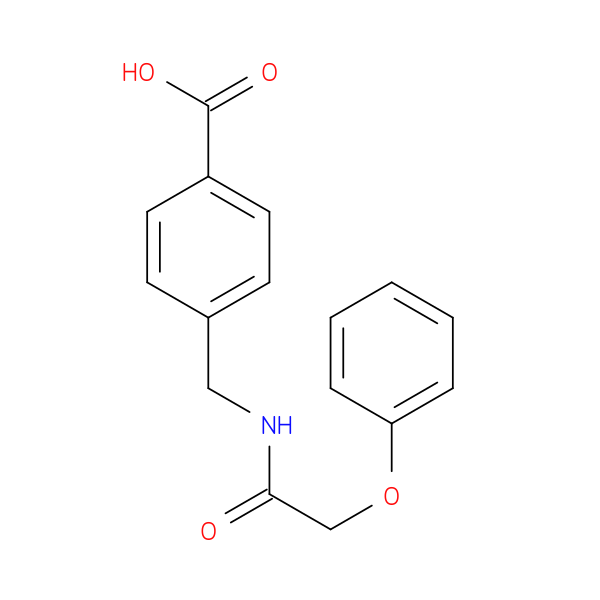 4-([(Phenoxyacetyl)amino]methyl)benzoic acid