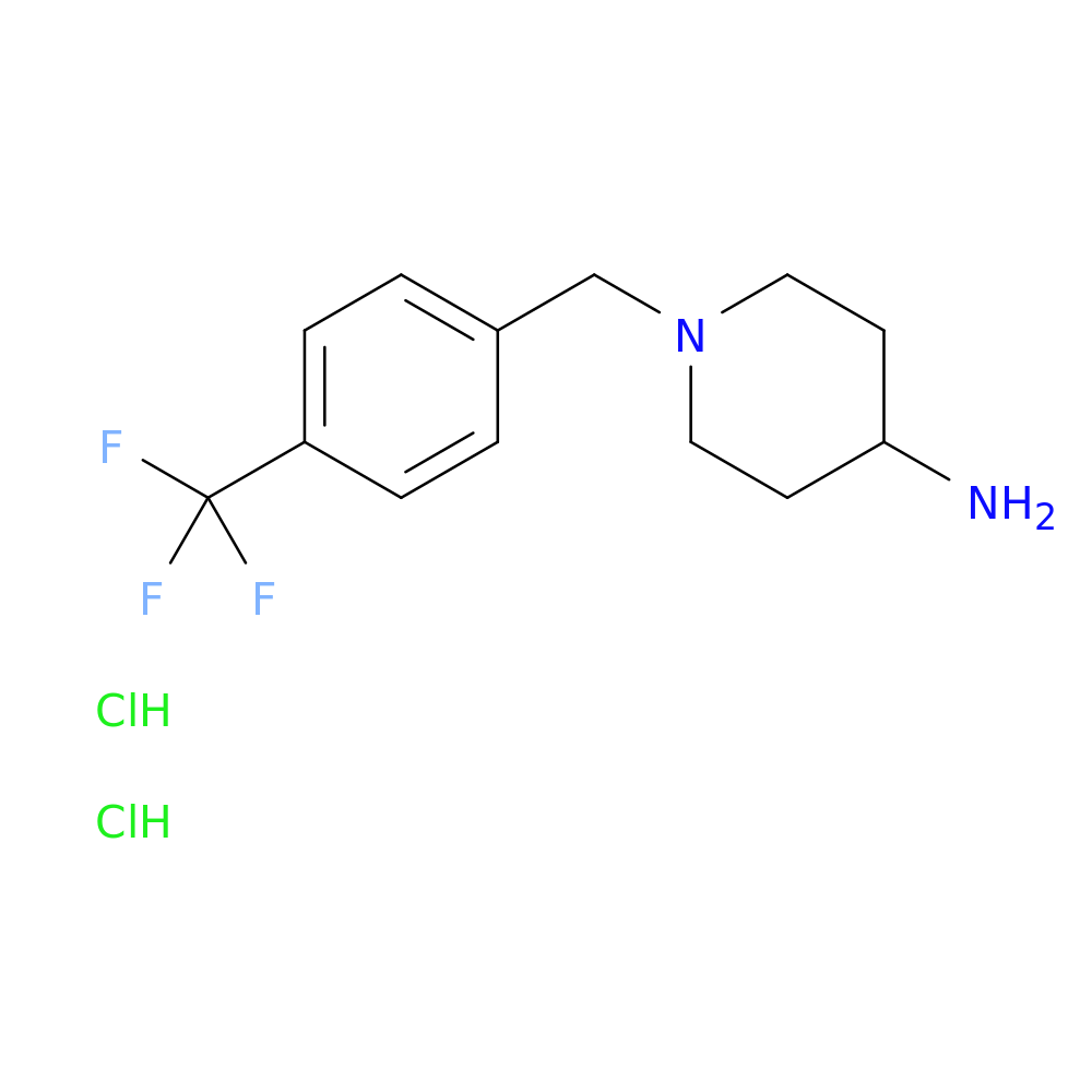 1-(4-(Trifluoromethyl)benzyl)piperidin-4-amine dihydrochloride