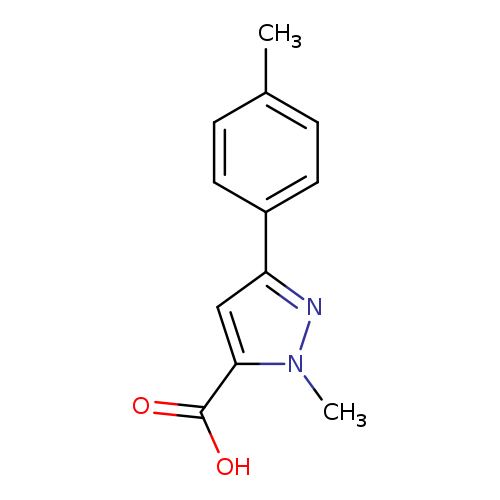 1-Methyl-3-(p-tolyl)-1H-pyrazole-5-carboxylic acid