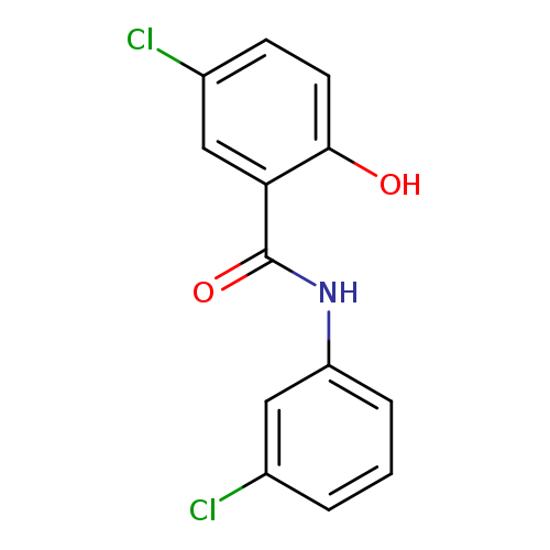 Benzamide,5-chloro-N-(3-chlorophenyl)-2-hydroxy-