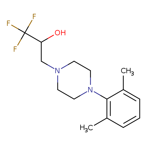 3-[4-(2,6-dimethylphenyl)piperazin-1-yl]-1,1,1-trifluoropropan-2-ol
