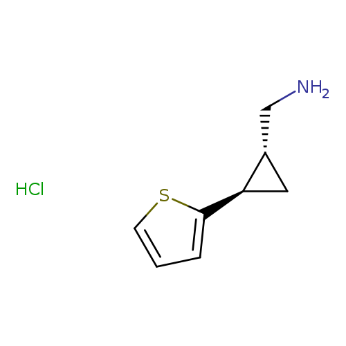 rac-1-[(1R,2R)-2-(thiophen-2-yl)cyclopropyl]methanamine hydrochloride