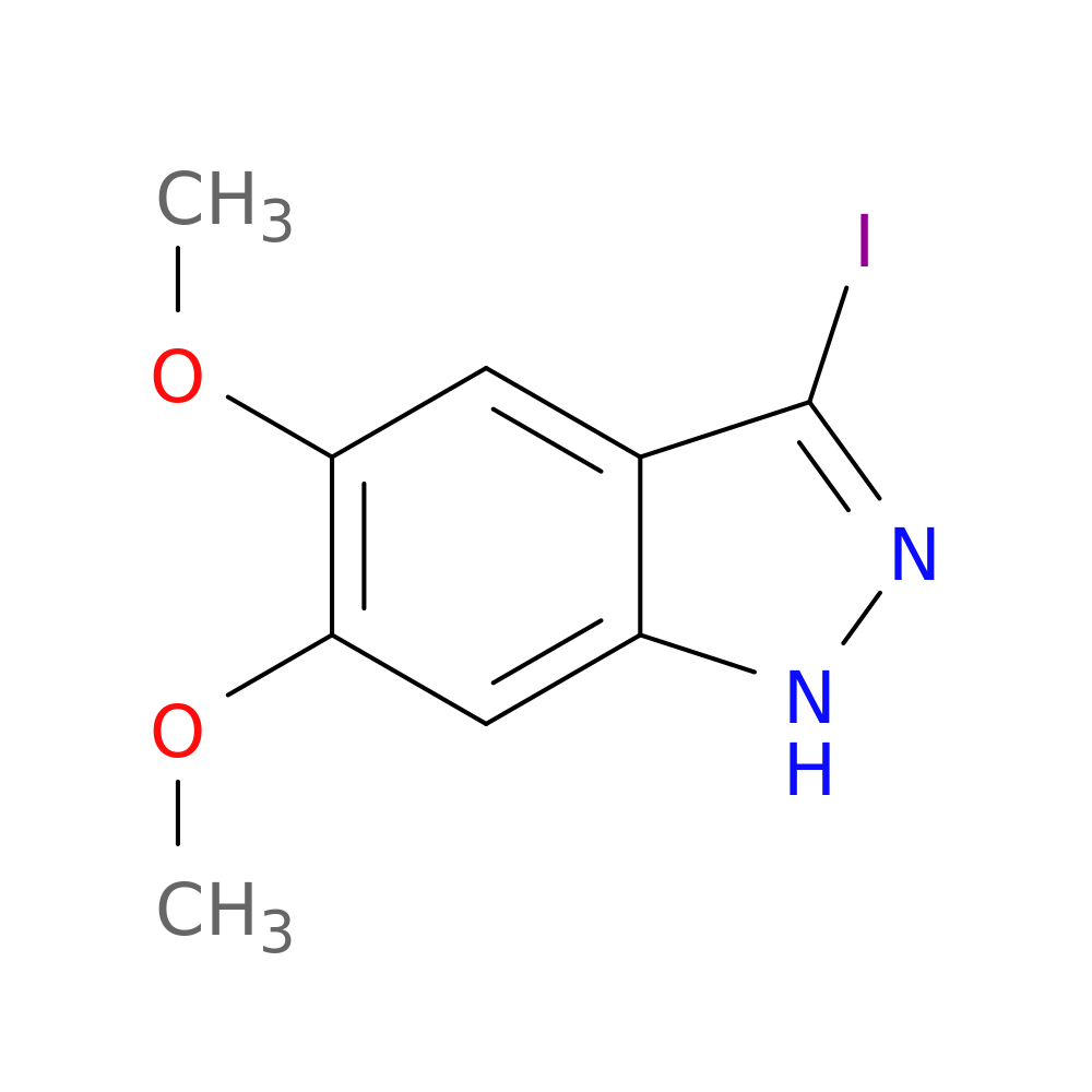 3-Iodo-5,6-dimethoxy-1H-indazole