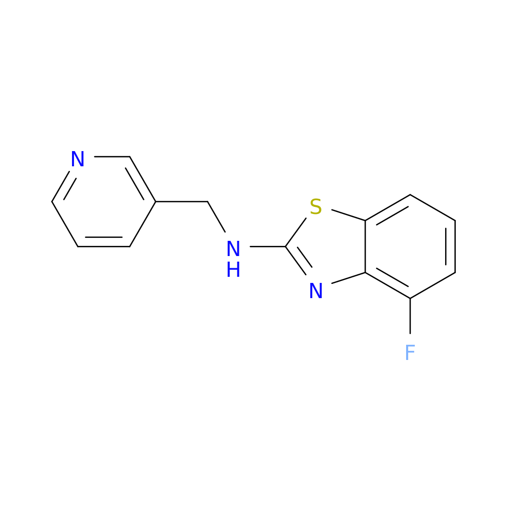 4-FLUORO-N-(PYRIDIN-3-YLMETHYL)-1,3-BENZOTHIAZOL-2-AMINE