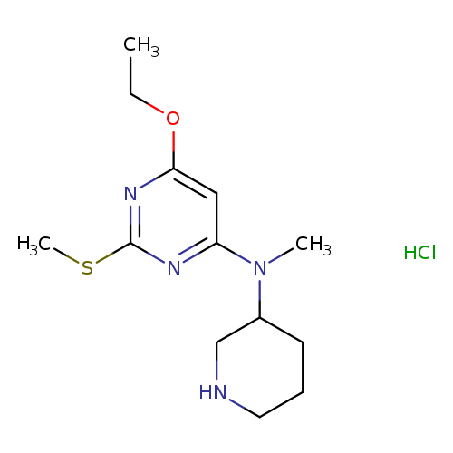 (6-Ethoxy-2-methylsulfanyl-pyrimidin-4-yl)-methyl-piperidin-3-yl-amine hydrochloride