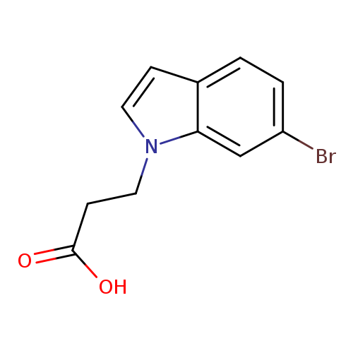 3-(6-Bromo-1h-indol-1-yl)propanoic acid