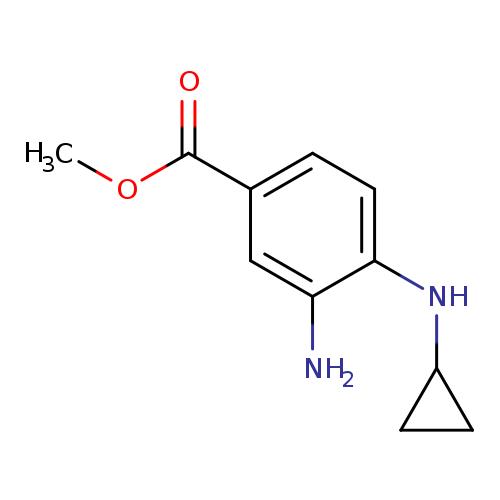 Methyl 3-amino-4-(cyclopropylamino)benzoate